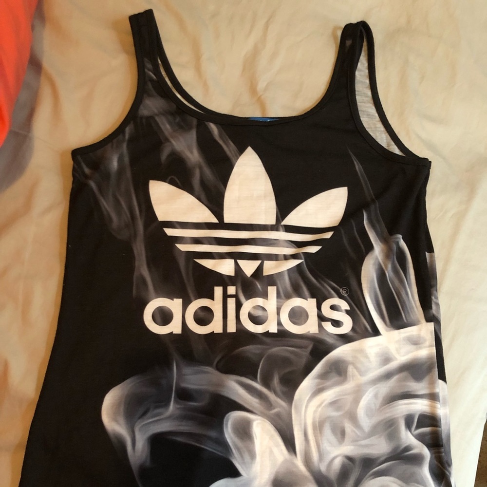 NWOT Adidas Rita ora white smoke sweatshirt